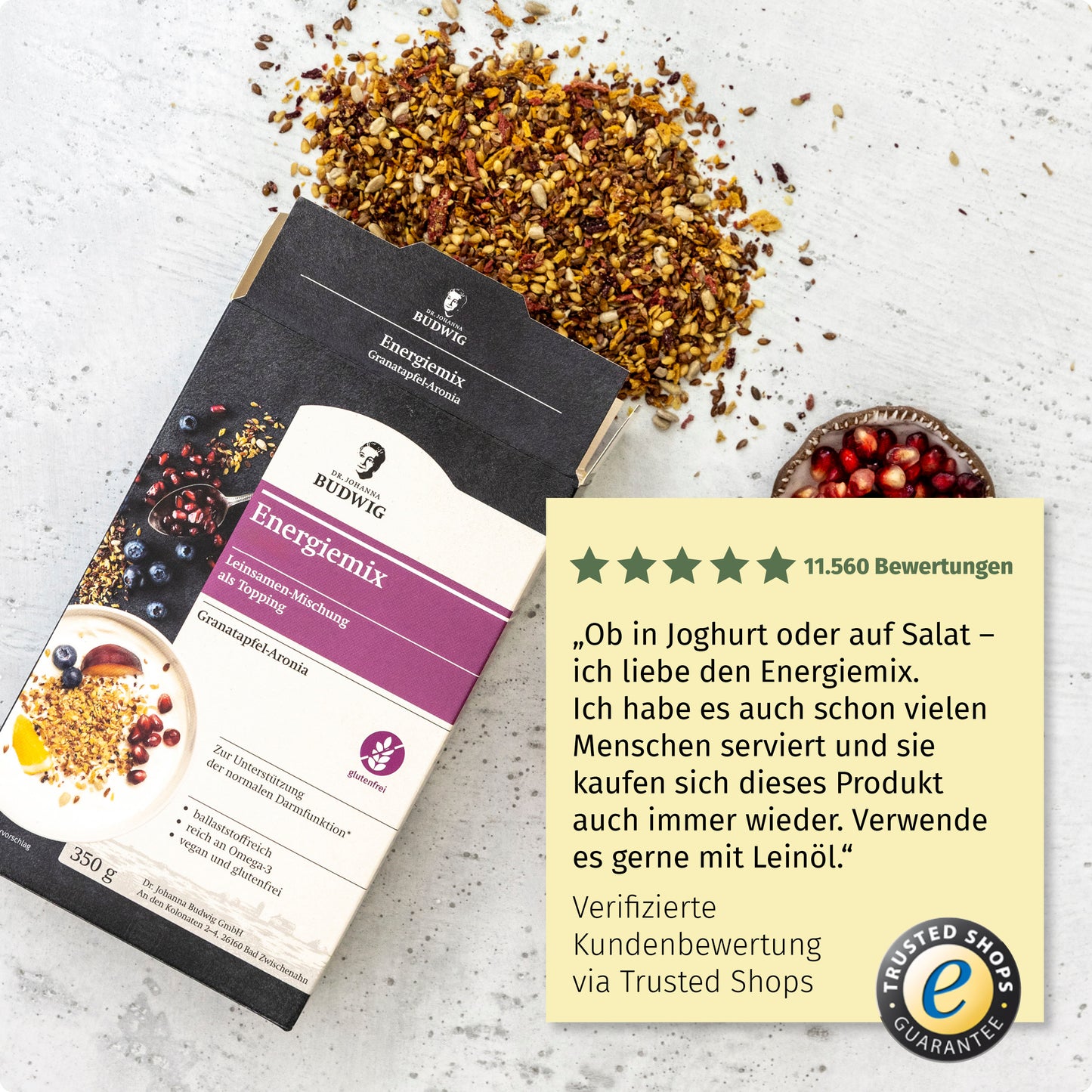 Energiemix Granatapfel-Aronia