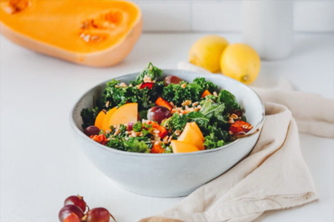 Grünkohl Salat
