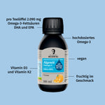 Omega-3 Algenöl Orange mit Vitamin D3 & K2