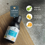Omega-3 Algenöl Orange mit Vitamin D3 & K2