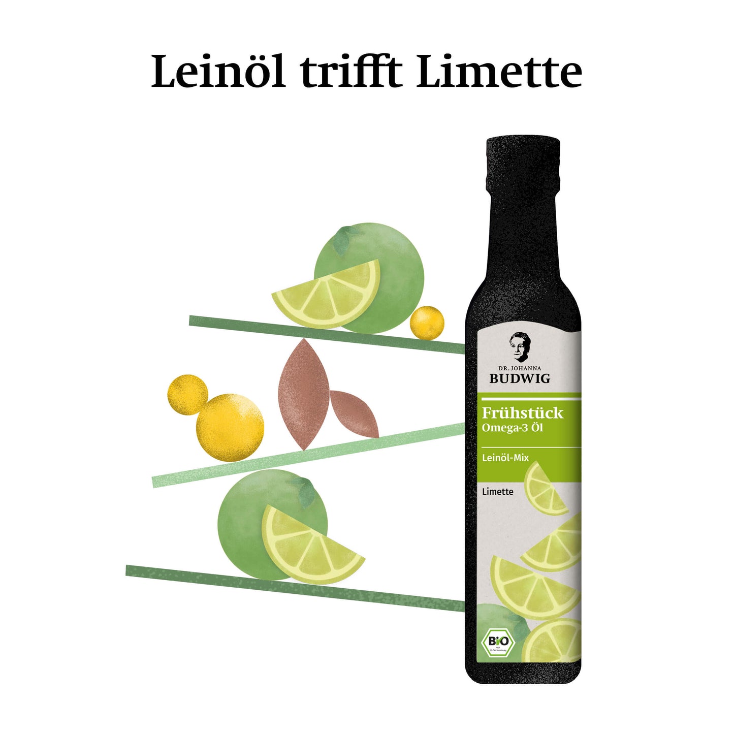 Omega-3 Frühstücksöl Limette