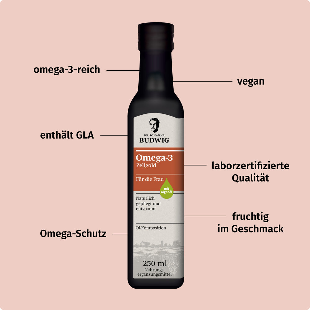 Omega-3 Zellgold für die Frau