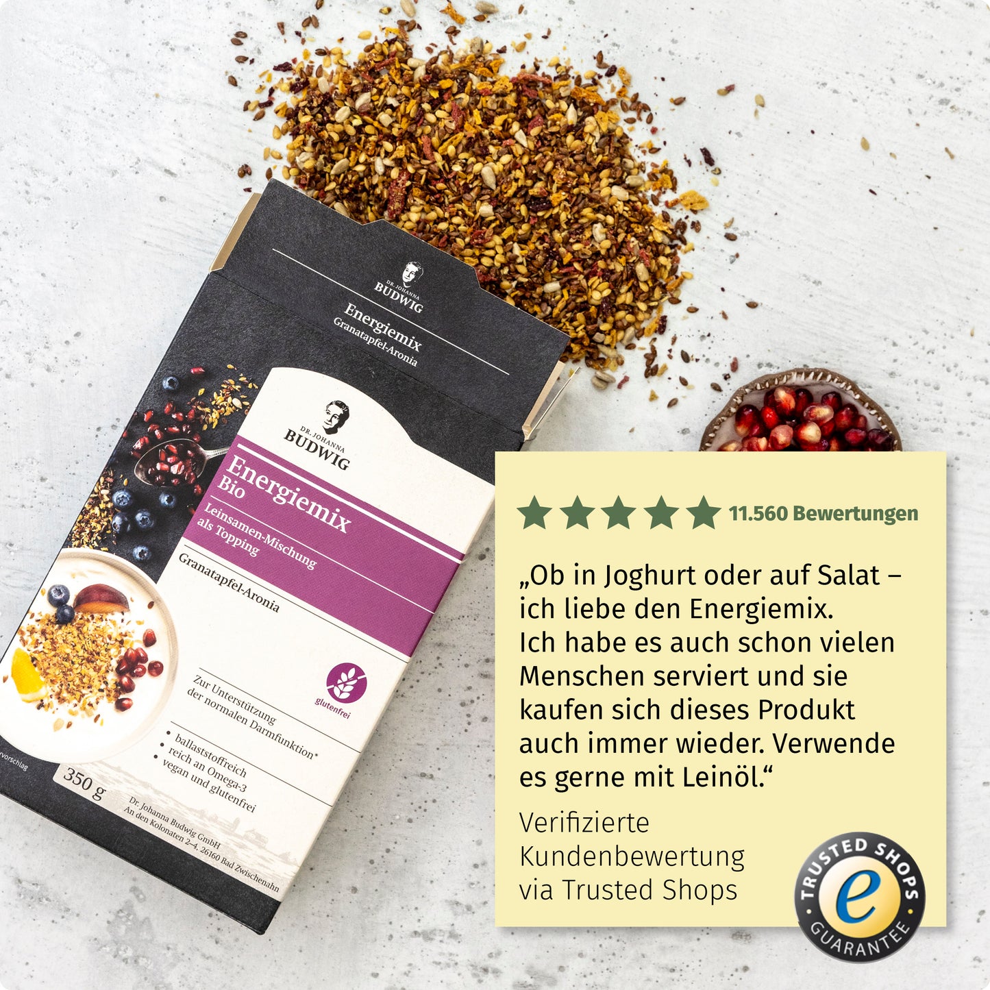 Energiemix Granatapfel-Aronia