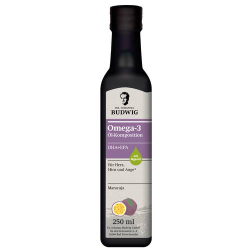 Omega-3 DHA+EPA Öl Maracuja