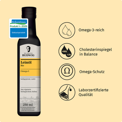 Omega-3 Leinöl Vorratspaket